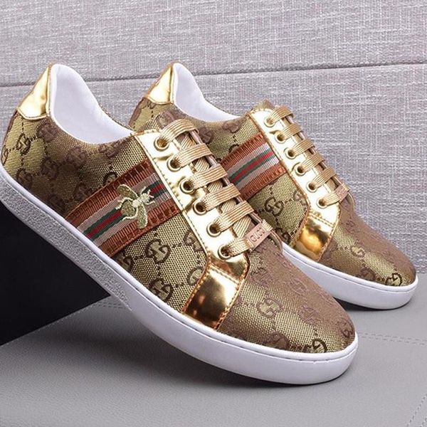 

luxury men 's shoes comfortable footwears lace -up low casual sports men shoes fashion sneakers scarpe sportive da uo, Black