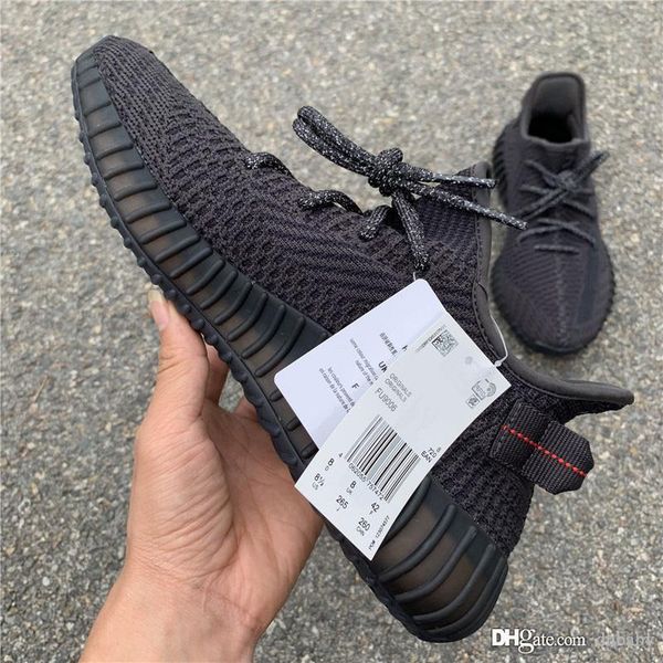 

black 3m mens womens running shoes yeezreel yecheil citrin cloud white glow in the dark kanye west designer trainers sports sneaker