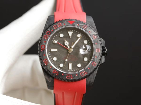 

designer watcheemerald luminous carbon fiber, fully 2836 movement, sapphire anti-scratch mirror, original oak tape bucklecustom sizes are ac, Slivery;brown