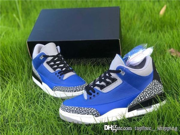 

новые top качество воздуха аутентичные 3 varsity royal человек баскетбол обувь синий цемент серый ct8532-400 3s мужчины ретро спортивные кро