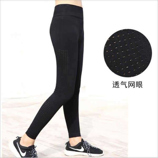 

yoga outfits high waist fitness gyms leggings women seamless energy tights workout running activewear pants hollow sport trainning wear, White;red