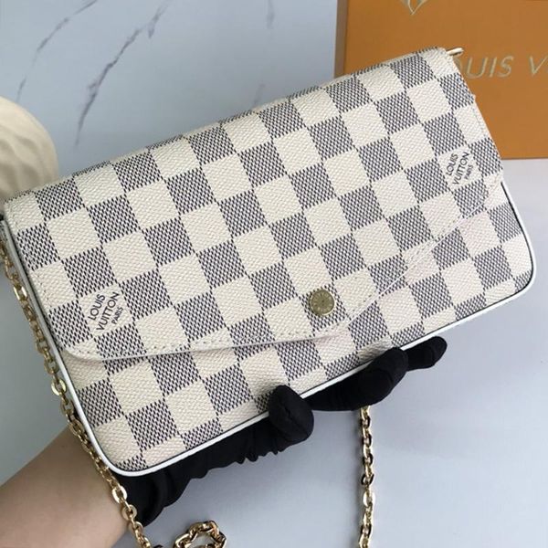 

luxury designer womens shoulder bag classic style chain plaid ladies crossbody bags phone money clutches handbag envelope new arrival