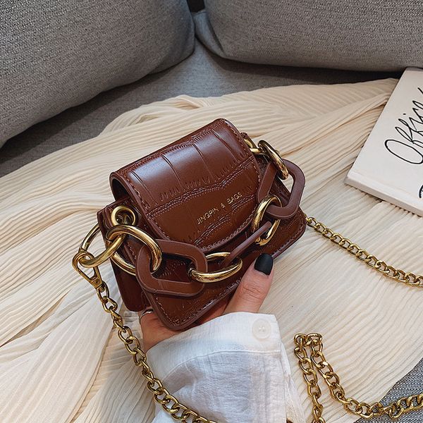 

fashion pu mini saddle women shoulder bags designer brand acrylic handbags pu leather female crossbody bag small purse