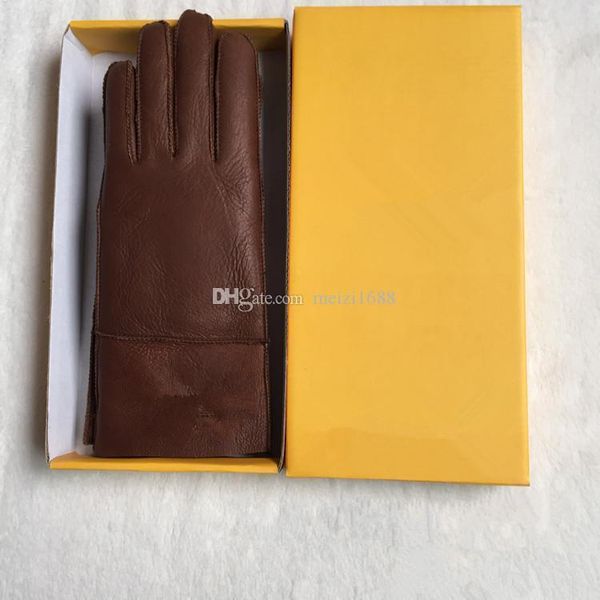 

ladies fashion casual leather gloves thermal gloves women' wool gloves in a variety of colors - ing, Blue;gray
