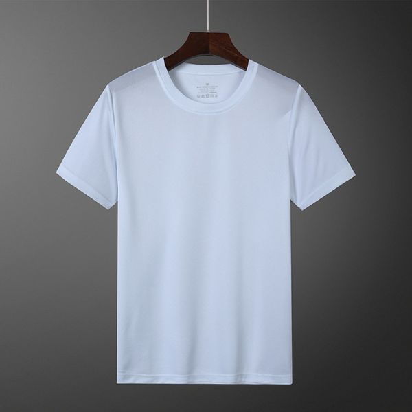 

wlg5r short-sleeved summer new men's short-sleeved quick-drying clothes summe new moving casual sports quick-drying clothes simple all, Gray;blue