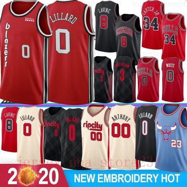 

ncaa damian 0 lillard carmelo 00 anthony men college basketball jerseys c.j. 3 mccollum markkanen stock lavine s-xxl 2020, Black;red