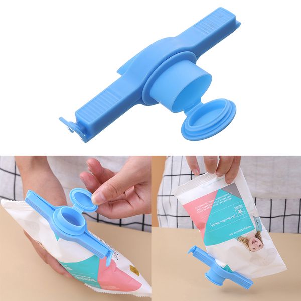 

food clips bag sealing clips, 11cm multi-colors bag fresh-keeping clamp sealer with nozzle