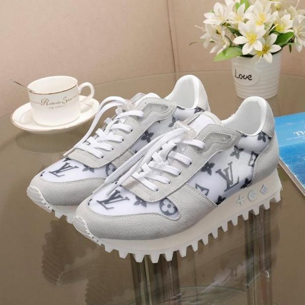 

womens fashion casual shoes with box ,luxury women casual shoes genuine leather sneakers womens breathable tennis shoes runner sneaker 36, Black