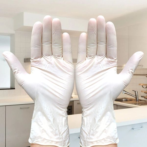 

100 pair safety disposable gloves comfortable mechanic powder workshop home