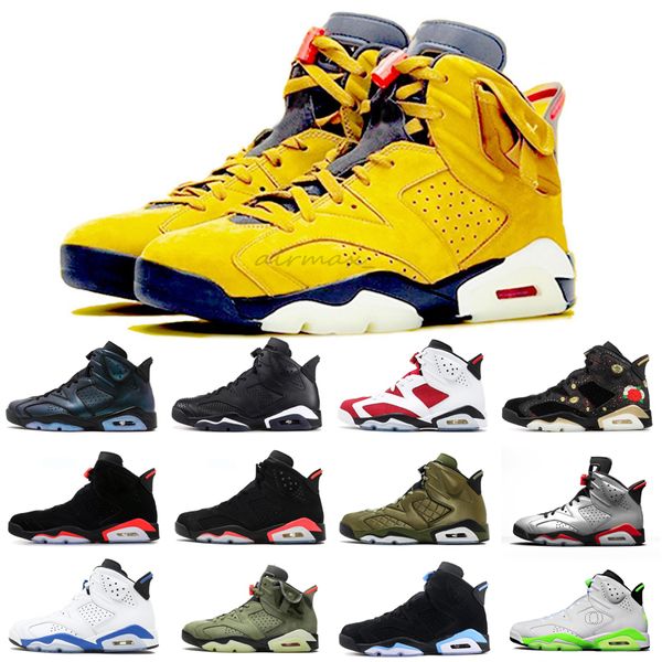 

jumpman 6 6s basketball shoes hare travis scotts yellow cny mens athletic sneakers new bred oregen dmp black cat sport shoes trainers