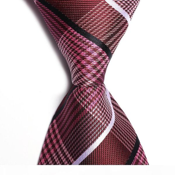 

wholesale wine cross stripes ties men 2017 wedding cravate jacquard woven necktie party business formal birthday gift b0006, Blue;purple