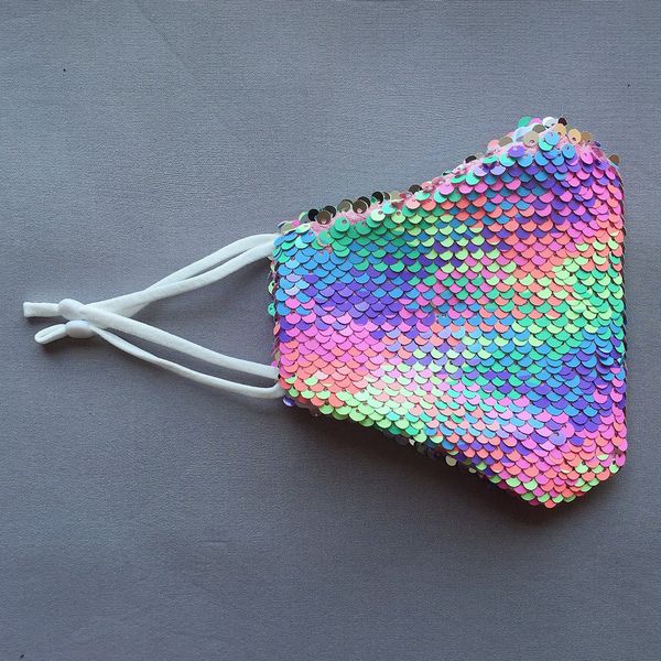 

fashion bling bling sequin protective mask dustproof washable windproof reuse face mask elastic earloop mouth mask dhl free