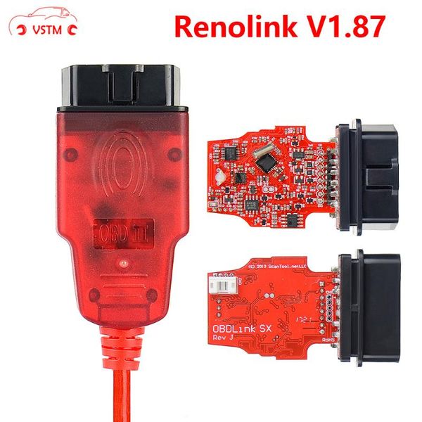 

новый v1.87 renolink obd2 диагностический интерфейс для re-наулт / d-асиа автомобиль ecu programmer подушка безопасности / key coding многоф