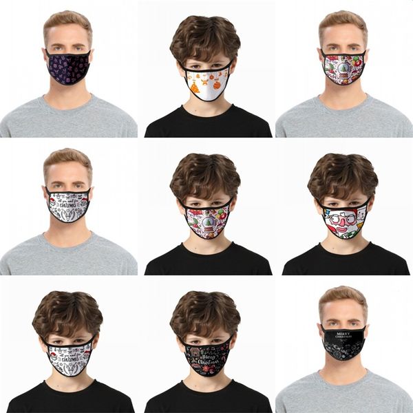 

маски для лица с рождеством печати дыхания mascarillas моющихся модами pm 2,5 защитного mascherine многоразовой ткани kid женщинами 2 2glb c