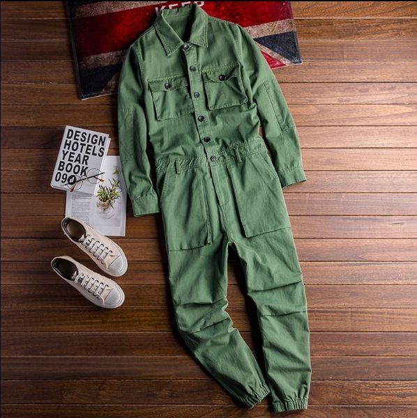 

fashion mens jean bib overalls hip hop jumpsuits with multi pockets workwear coveralls suspender pants, Blue