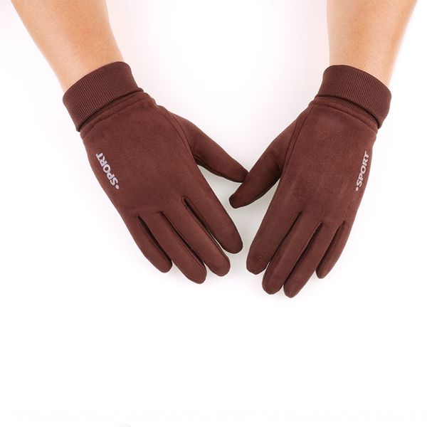 

осень и теплая зима велосипедов людей сенсорный экран новой моды замшевые теплые и бархатные перчатки на открытом воздухе езда на велосипеде