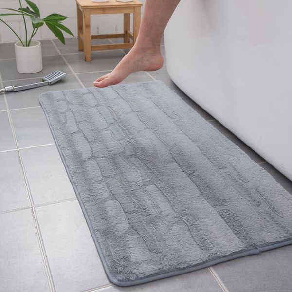 

floor door entrance thickened bathroom absorbent carpet non-slip carpet non-slip mat toilet door anti-skid mat