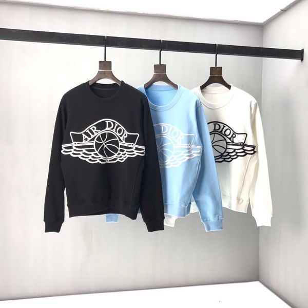 

new aop jacquard letter knitted sweater in autumn / winter 2020 custom jacquard knitting machine enlarged detail crew neck cotton 03w, White;black