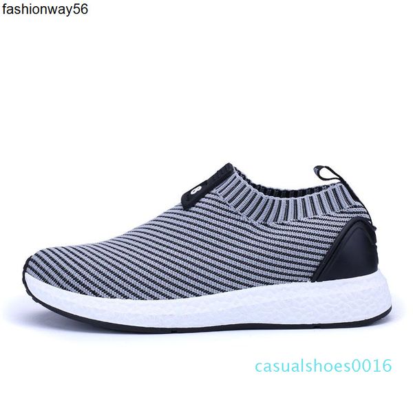 

footwear man fashion casual loafers men's casual male socks shoes wear easy sneakers breathable soft street leisure c16, Black