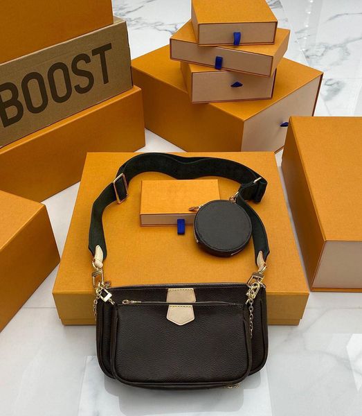 

deisigner shoulder bag for women multi pochette accessories crossbody bag handbag purse messenger bag shoulder handbags 3 pieces/set hobo