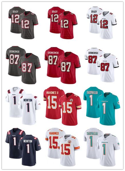 

tua tagovailoa cam newtonpatriot kansascitychief patrick mahomes tampabay tom bradybuccaneer rob gronkowski jerseys, Black;red