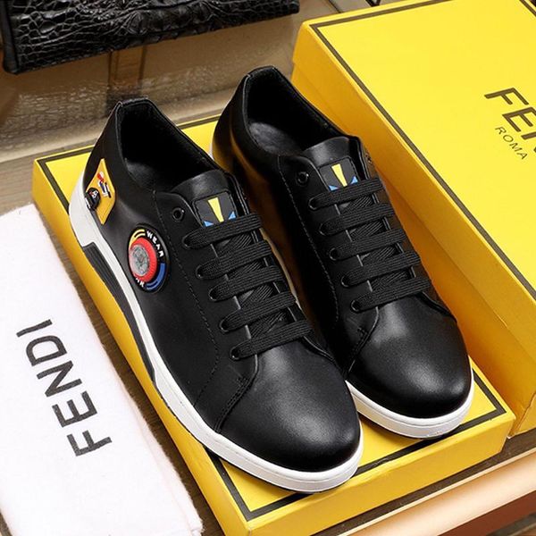 

mens shoes zapatos de moda para hombre luxury leather designer lightweight footwears low lace-up plus size casual men shoes, Black