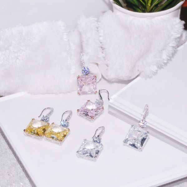 

trend diamond casual fashion explosions earings earrings for women sterling silver bohemia piercing, Golden;silver