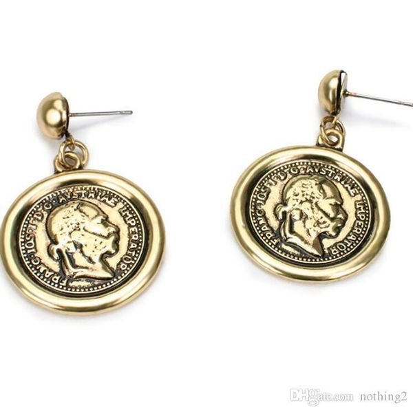 

designer jewelry earrings for women classic statues gold color charm earrings fashion of shipping