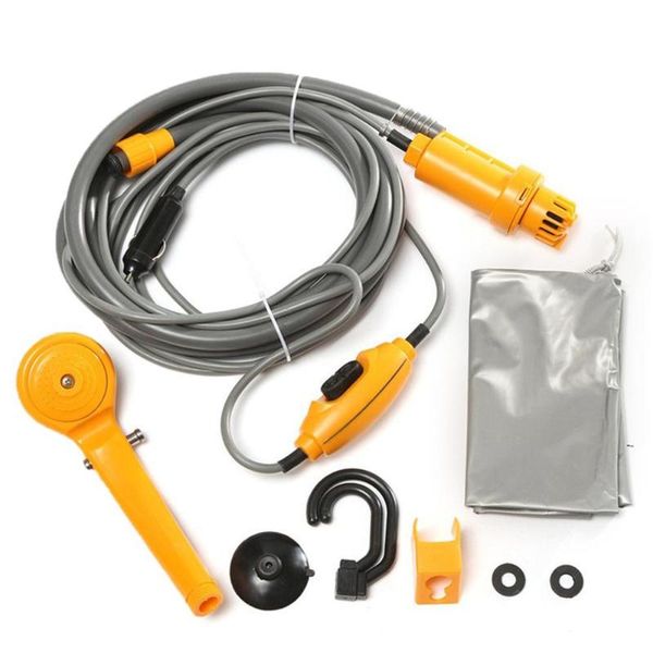 

new 12v portable mini easy install camping portable pet cleaning travel hiking vehicles washer universal sprinkler outdoor car