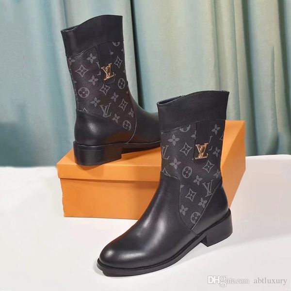 

luxury women boots leather ankle martin boots casual motorcycle autumn winter bottes femmes wedge lady party shoes casual botas de mujer, Black