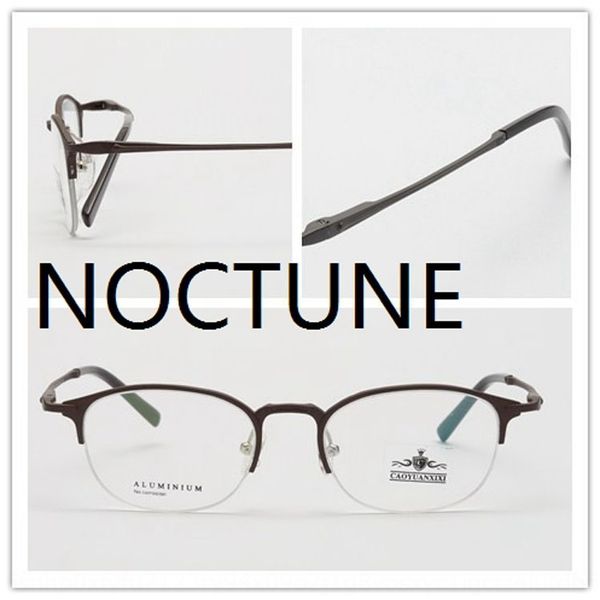 

new fashion aluminum magnesium alloy cx6301-1 half frame frame for men glasses glasses and women, Silver