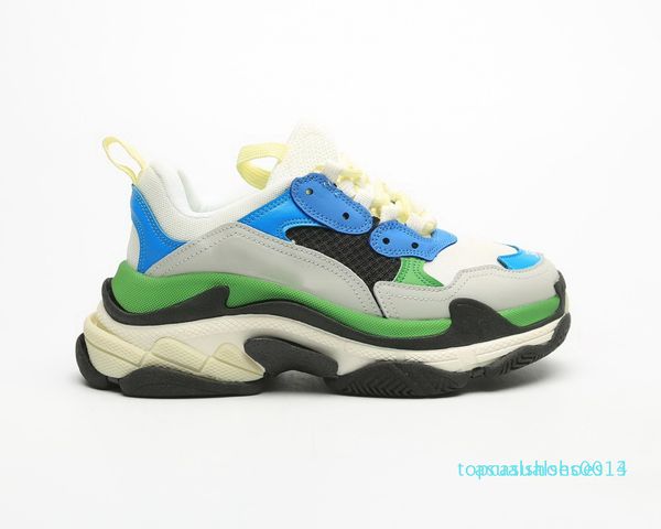 

мода scarpe luxury конструкторы кроссовки chaussures marque влить дома мужчины женщины тройное s танкетке фитнес повседневный ретро папа c14, Black