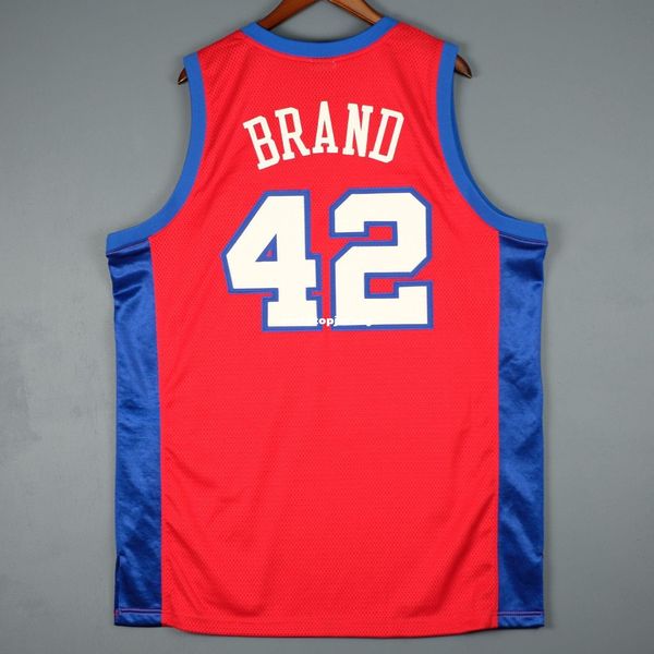 

100% stitched #42 elton brand sewn jersey blake griffin mens vest size xs-6xl stitched basketball jerseys ncaa, Gray