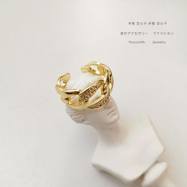 

korean style temperament c-shaped knotted opening ring ins cold style fashion ring men's and women's universal food ring bracelet, Silver