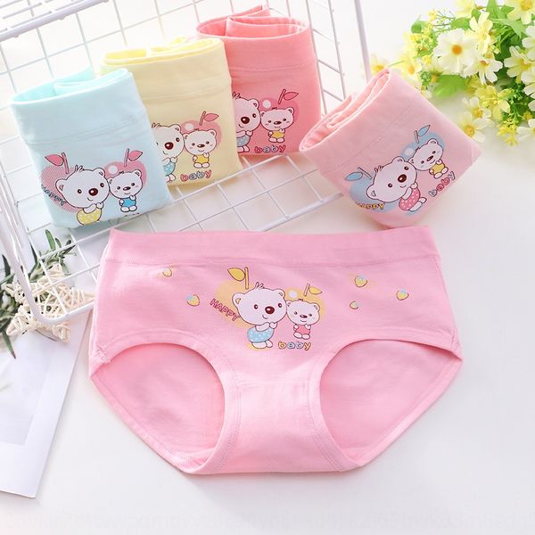 

girls' cotton underpants and underwear student briefs children's cartoon shorts girls' baby underwear, Camo