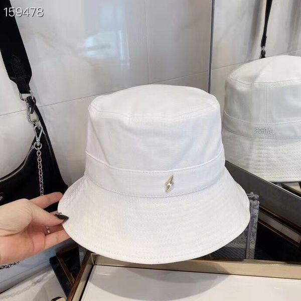 

fashion letter bucket hat for mens womens foldable caps black fisherman beach sun visor sale folding man bowler cap011, Blue;gray