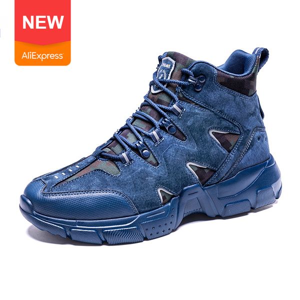 

onemix men tactical boots high hiking shoes anti-slip outdoor climbing mountain outdoor sports camping trekking