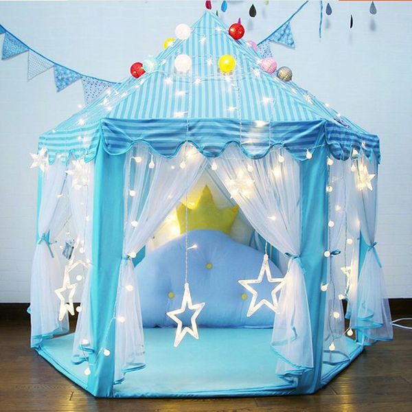 

принцесса девушки замок playtent собирают детская палатка игрушки ball pool play house детский небольшой дом складной открытый сад палатка