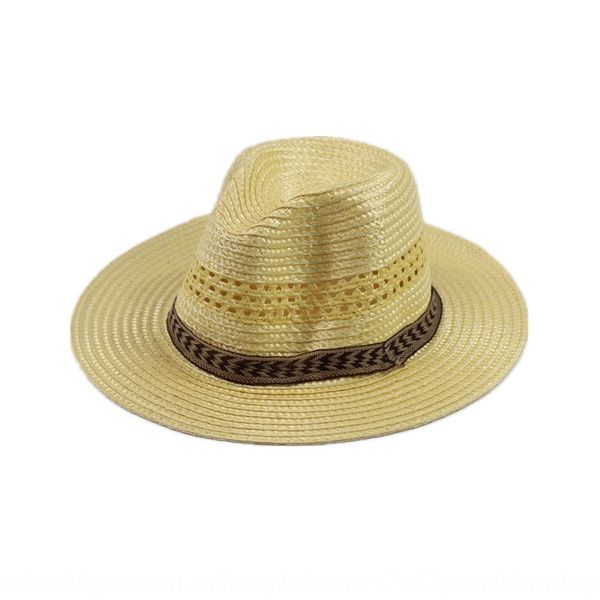 

men's sunscreen sun pp imitation cool straw travel sunscreen beach farmer straw hat plastic hat, Blue;gray
