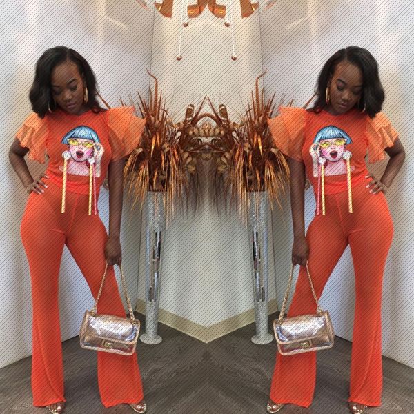 

european and american womens independent station amazon nightclub clothes mesh cartoon bat sleeve two-piece set, Black;white