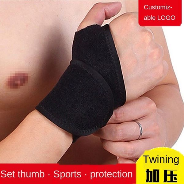 

sweat-absorbing winding sports fitness wrist strap badminton badminton sports fitness wristband fashion ok cloth wristband, Black;red