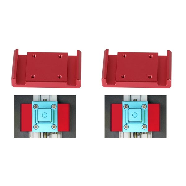 

2pcs aluminum anodized linear rail guide slider for any cubic pn dlp sla