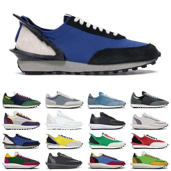 Undercover Blue Jay Daybreak sacai x LDV Waffel Chaussures Männer Frauen Outdoor-Laufschuhe Weiß Nylon-Gipfel der weißen Männer sports Turnschuhe Größe 36-45