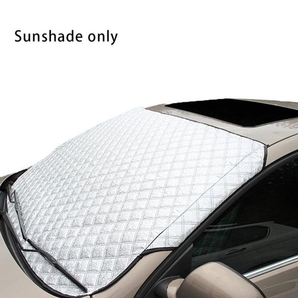 

four seasons thick sunshade snow block front windshield sunscreen antie windshield aluminum foil heat shield
