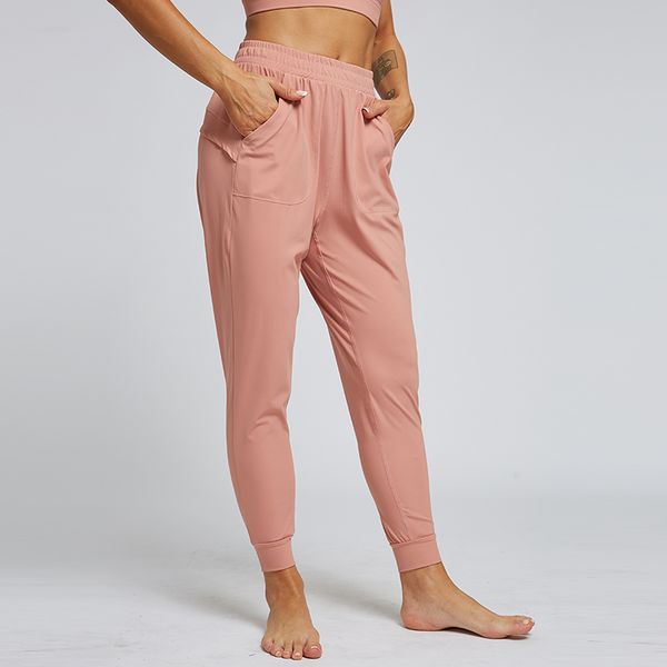 

solid color women casual sweatpants ladies tracksuit dance running long pants lounge wear gym sports breathing loose pants, White;red