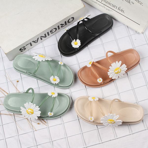 

qclnt heli shark new fashion chrysanthemum thick bottom outdoor wear casual all-match non-slip wear-resistant comfortable and sandals sandal