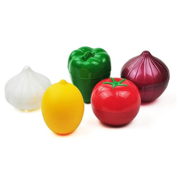 

пластиковые растительные формы хранения box cute organizer tomatoe инструменты лук чеснок перец holder зеленый кухня доступ i5q2