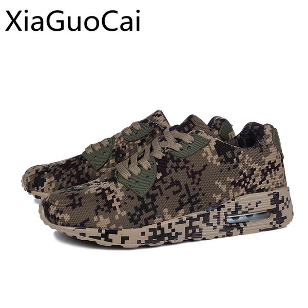 

camouflage fashion round toe men casual shoes low winter flat sneakers for couple male casual flats, Black