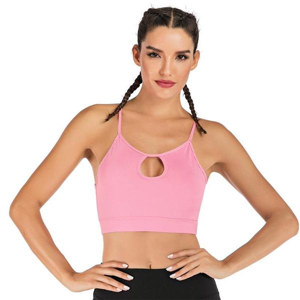 

спортивный бюстгальтер high stretch дышащий top фитнес женщины проложенный бег йога центр бесшовная crop bra спорт, White;black