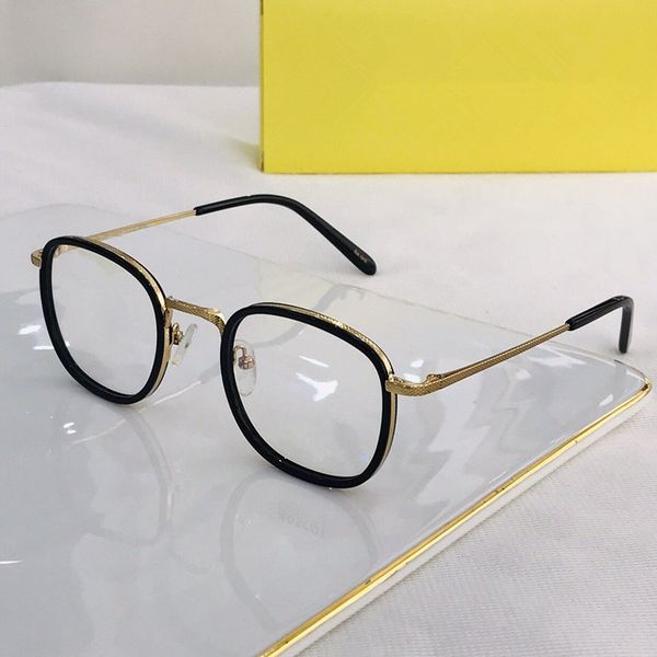 

2020 new luxury johnny depp new drimel retro-vintage glasses frame 48-20-140 plank+metal for prescription glasses fullset case